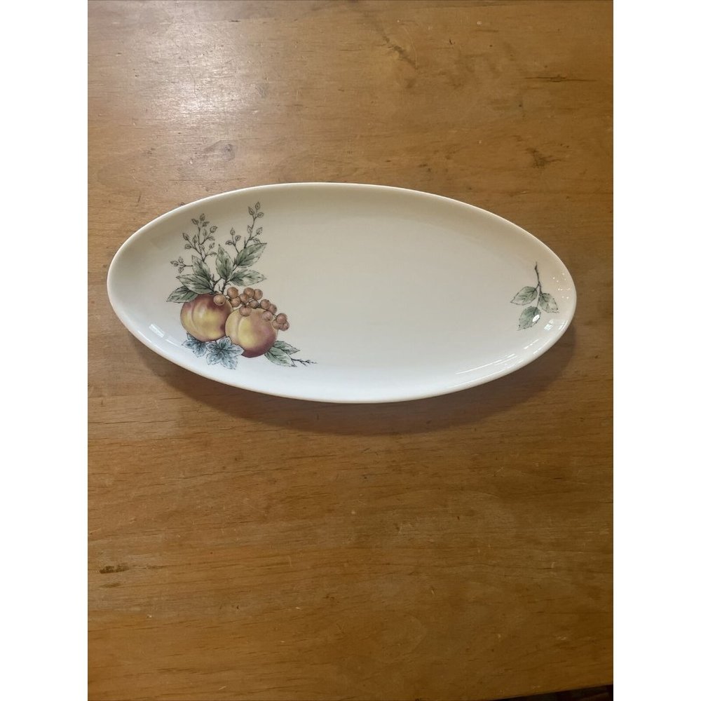 SYRACUSE Wayside Celery Dish Relish Server Small Oval Platter
